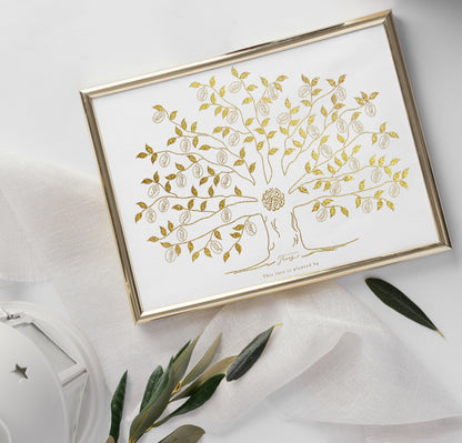 The Poster - Qur'aan Juz' 30 Gold Olive Tree